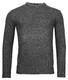 Baileys Lamswol Ronde Hals Single Knit Trui Anthracite