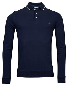 Baileys Long Sleeves Uni Piqué Polo Dark Navy