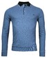 Baileys Long Sleeves Uni Pique Poloshirt Insignia Blue