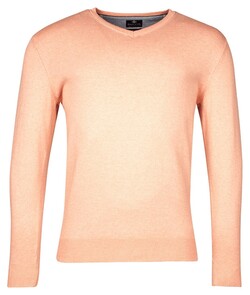 Baileys Luxury Pima Cotton V-Neck Single Knit Trui Pastel Roze