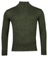 Baileys Merino High Turtleneck Single Knit Trui Groen