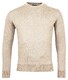 Baileys Merino Wool Crew Neck Uni Color Single Knit Pullover Light Beige