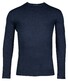 Baileys Pima Cotton Crew Neck Uni Color Single Knit Pullover Dark Blue