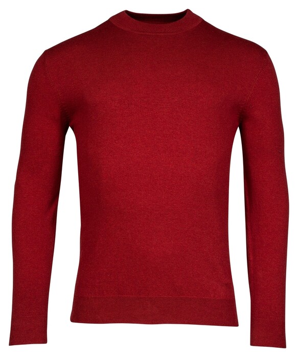 Baileys Pima Cotton Turtle-Neck Single Knit Pullover Stone Red