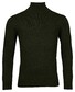 Baileys Pima Cotton Uni Color Single Knit Rollneck Pullover Dark Green