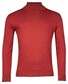 Baileys Pima Cotton Uni Color Single Knit Rollneck Pullover Deep Red