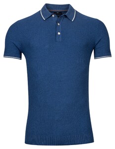 Baileys Pullover Polo Structure Knit Polo Limoges Blue