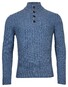 Baileys Pullover Shirt Style Buttons Drop Needle Structure Design Trui Winter Blue