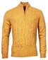 Baileys Pullover Shirt Style Front Structure Knit Trui Geel