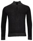 Baileys Pullover Shirt Style Zip All Over Plated Black