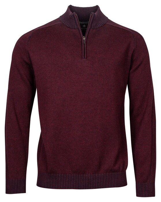 Baileys Pullover Shirt Style Zip All Over Plated Bordeaux