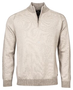 Baileys Pullover Shirt Style Zip All Over Plated Winter White