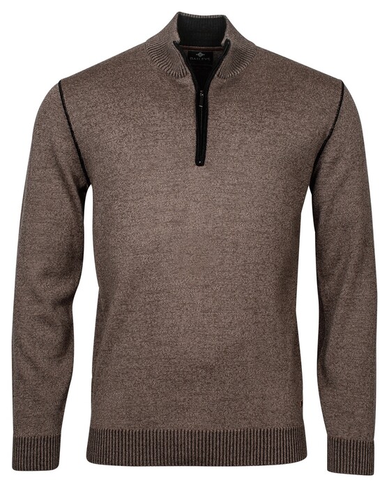 Baileys Pullover Shirt Style Zip Khaki