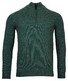 Baileys Pullover Shirt Style Zip Single Knit Lambswool Trui Bottle Green