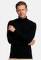 Baileys Rollneck Cotton Cashmere Single Knit Pullover Black