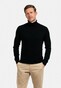 Baileys Rollneck Cotton Cashmere Single Knit Pullover Black