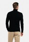 Baileys Rollneck Cotton Cashmere Single Knit Pullover Black