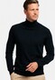 Baileys Rollneck Cotton Cashmere Single Knit Pullover Navy