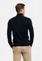 Baileys Rollneck Cotton Cashmere Single Knit Pullover Navy