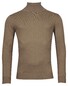 Baileys Rollneck Cotton Cashmere Single Knit Pullover Taupe