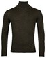 Baileys Rollneck Merino Single Knit Trui Donker Groen