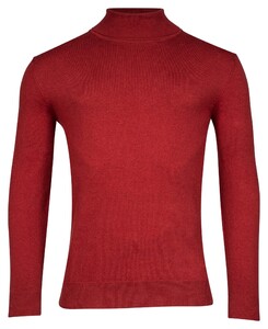 Baileys Rollneck Single Knit Pima Cotton Pullover Stone Red