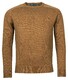 Baileys Scottish Lambswool Crew Neck Pullover Single Knit Choco Brown