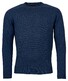 Baileys Scottish Lambswool Crew Neck Pullover Single Knit Dark Denim Blue