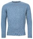 Baileys Scottish Lambswool Crew Neck Pullover Single Knit Mid Blue