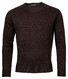 Baileys Scottish Lambswool V-Neck Pullover Single Knit Dark Brown