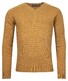 Baileys Scottish Lambswool V-Neck Pullover Single Knit Dark Gold