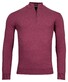 Baileys Shirt Style Zip Single Knit Pima Cotton Pullover Grape Melange