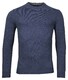 Baileys Single Knit Merino Cashmere Ronde Hals Trui Jeans Blauw