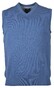 Baileys Spencer Single Knit Pima Cotton V-Neck Slip-Over Licht Blue Melange