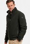 Baileys Sportive Uni Color High Zip Jack Donker Groen