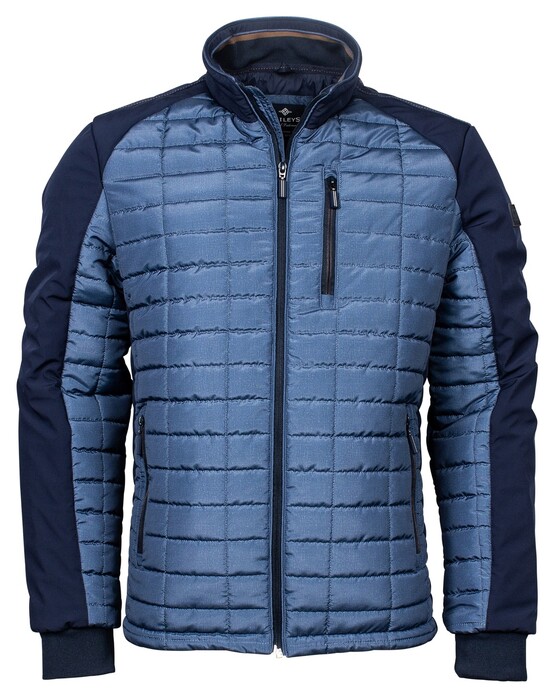 Baileys Square Pattern Outdoor Jacket Bright Blue