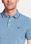 Baileys Subtle 2-Tone Oxford Pique Poloshirt Denim Blue