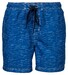 Baileys Subtle Pattern Swim Short Jeans Blauw