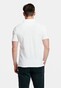 Baileys Subtle Two-Tone Oxford Piqué Poloshirt White