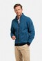 Baileys Sweat Cardigan Zip 2-Tone Jacquard Doubleface Interlock Bright Blue