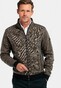 Baileys Sweat Cardigan Zip 2-Tone Jacquard Doubleface Interlock Dark Sand