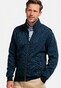 Baileys Sweat Cardigan Zip 2-Tone Jacquard Doubleface Interlock Deep Denim Blue