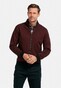 Baileys Sweat Cardigan Zip 2-Tone Jacquard Doubleface Interlock Deep Red