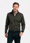 Baileys Sweat Cardigan Zip 2-Tone Jacquard Doubleface Interlock Olive