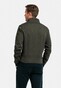 Baileys Sweat Cardigan Zip 2-Tone Jacquard Doubleface Interlock Olive