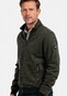 Baileys Sweat Cardigan Zip 2-Tone Jacquard Doubleface Interlock Olive