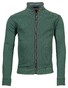 Baileys Sweat Cardigan Zip 2Tone Structure Jacquard Interlock Green