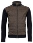 Baileys Sweat Cardigan Zip Front Padded Jacquard Knit Vest New Khaki