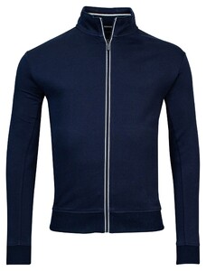 Baileys Sweat Cardigan Zip Navy