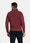 Baileys Sweat Front Back 2-Tone Honeycomb Doubleface Interlock Pullover Stone Red